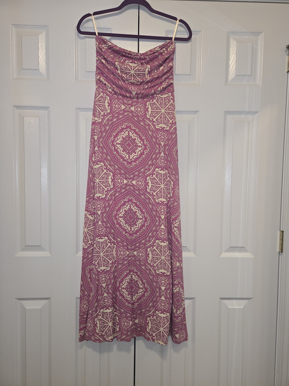 The Limited Pink & Cream Patterned Maxi Dress